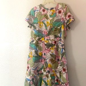 Dress with floral